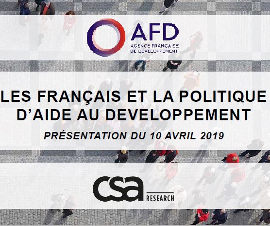 Sondage CSA Resear Les Français et la politique d'aide au développement