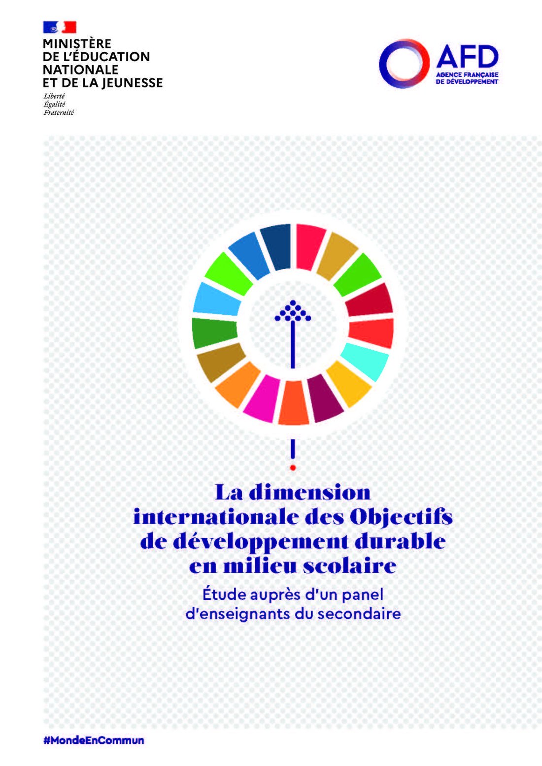 La dimension internationale des Objectifs de développement durable en milieu scolaire : étude auprès d’un panel d’enseignants du secondaire