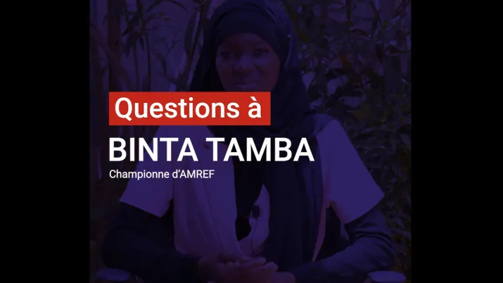 3 questions à Binta Tamba, championne d’AMREF