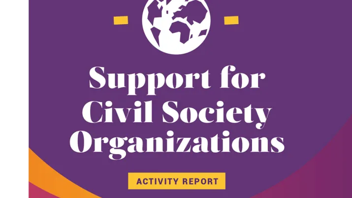 Support for Civil Society Organizations - 2020 Activity Report