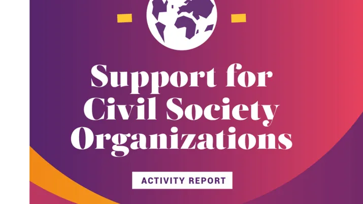 Support for Civil Society Organizations - 2021 Activity Report