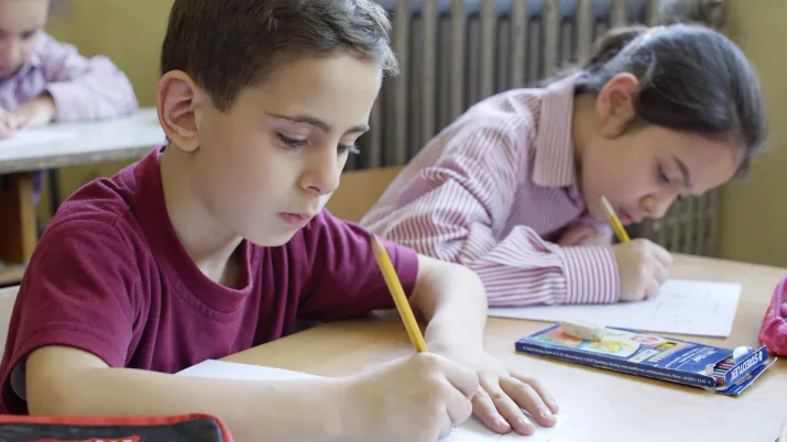 eleves libanais à l'école