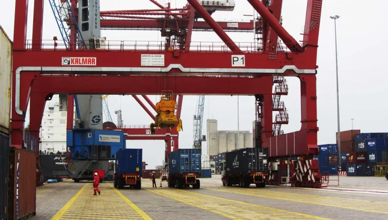 Port conteneur dock congo