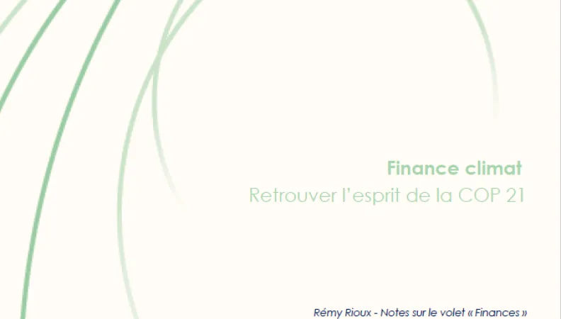 finance climat Rémy Rioux