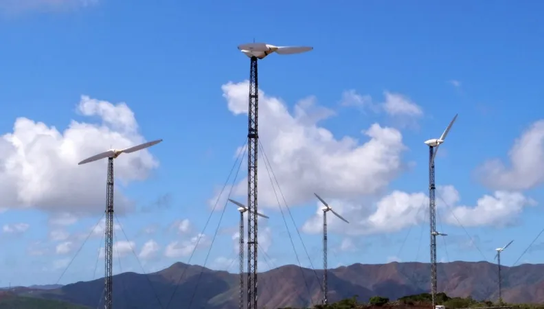 L’installation d’EOLE PRONY (tranches I & II) est l’une des installations « pionnières » du territoire dans le domaine éolien