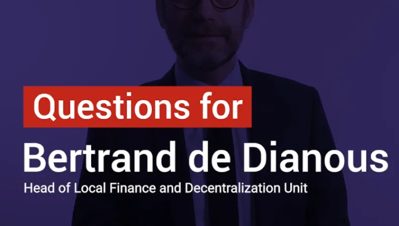 Bertrand de Dianous: CITYRIZ, it's 100 million € of loans in favor of public sustainable investments