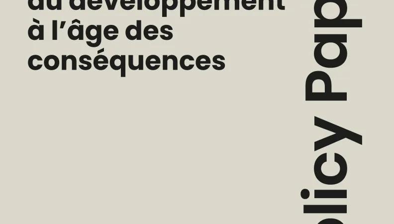 Policy Paper sur l'aide publique au développement