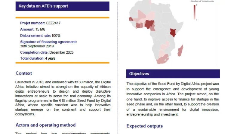 Evaluation of the Seed Fund by Digital Africa, Multipays afd