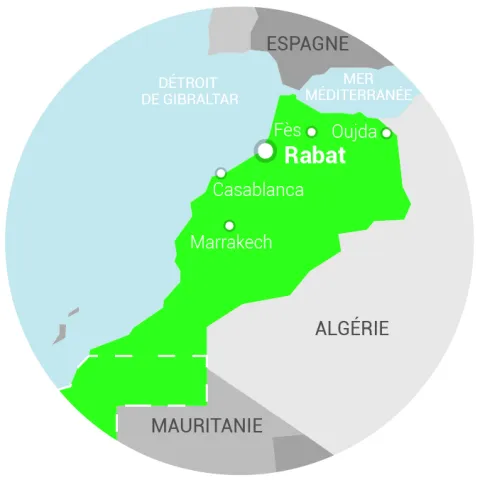 Carte Maroc