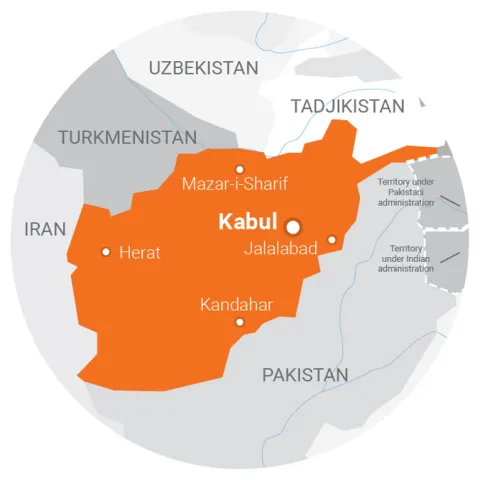 Carte Afghanistan