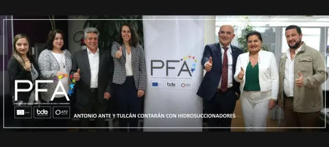 El Banco de Desarrollo del Ecuador, la Agencia Francesa de Desarrollo y la Unión Europea suscribieron un contrato para la Adquisición de dos Hidrosuccionadores