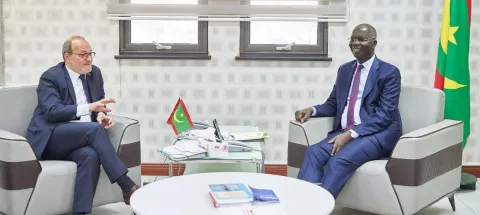 Un partenariat diversifié et renforcé avec la Mauritanie - Visite de Rémy Rioux, directeur général de l'AFD et d'Alain Joyandet, sénateur de la Haute-Saône