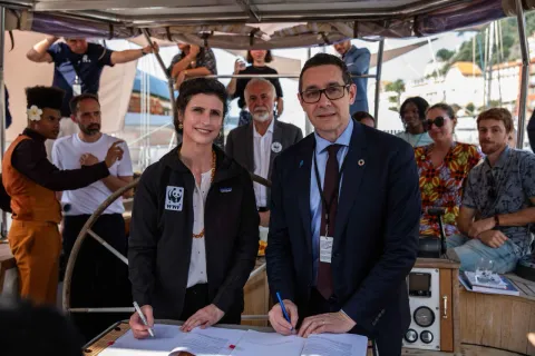 Signature du partenariat entre l'AFD et WWF